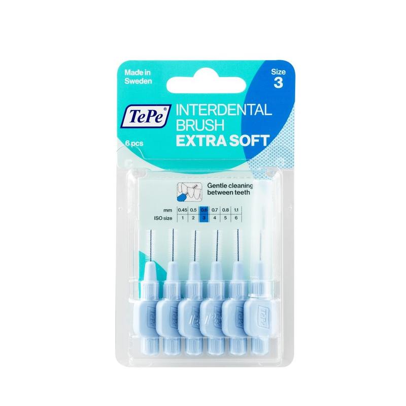 Tepe TePe Interdentale ragers x-soft blauw 0,6mm - 6st