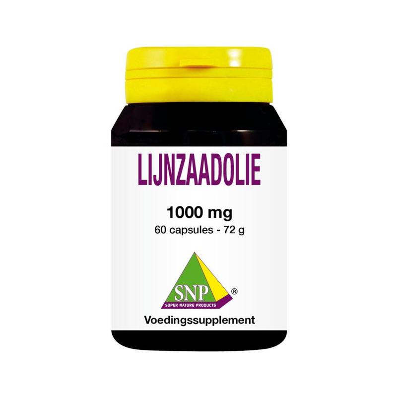 Snp SNP Lijnzaadolie 1000 mg - 60cp