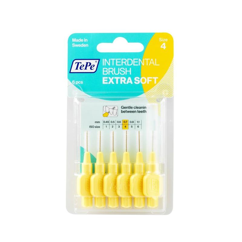 Tepe TePe Interdentale ragers x-soft geel 0,7mm - 6st
