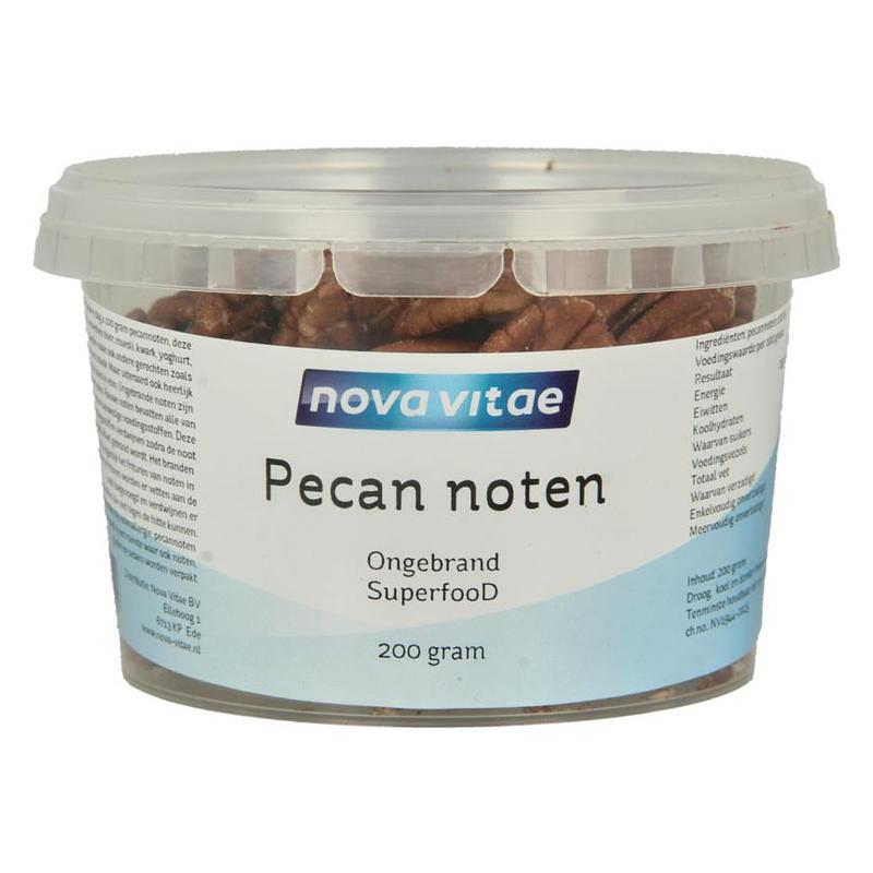 Nova vitae Nova Vitae Pecan Noten Ongebrand SuperfooD - 200gr