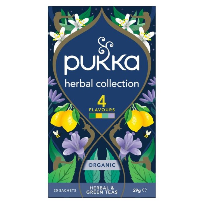 Pukka PUKKA Herbal Collection 4 flavours - 20zk