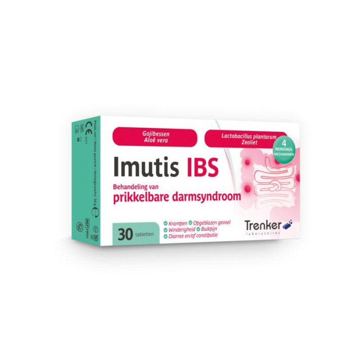 Trenker Trenker Imutis IBS prikkelbare darmsyndroom - 30cp