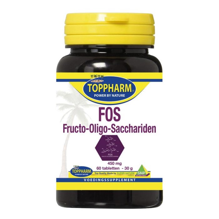 Toppharm TOPPHARM FOS Fructo-OligoSacchariden 450 mg - 60tb