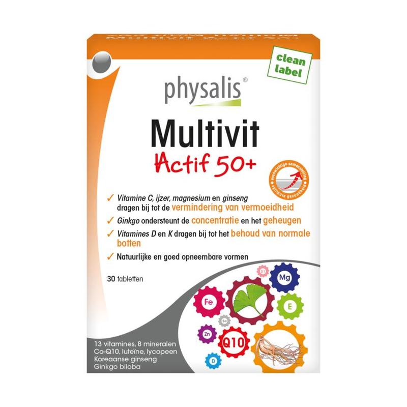 Physalis Physalis PH Multivit Actif 50+ 30 tab - 30tb