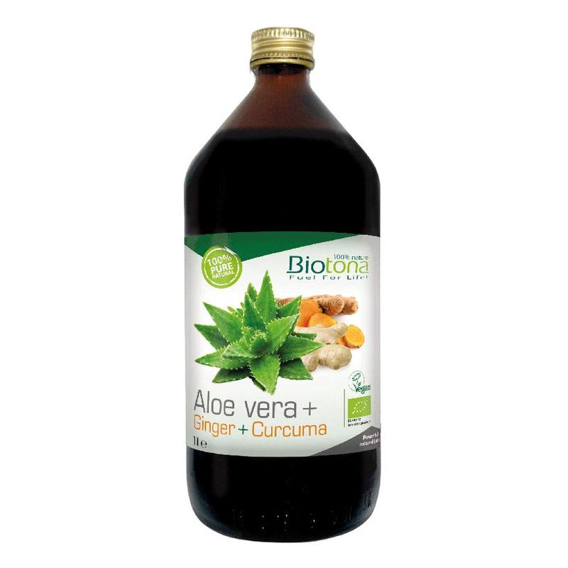 Biotona Biotona Aloe vera + Ginger + Curcuma 1000 ml BIO - 1lt
