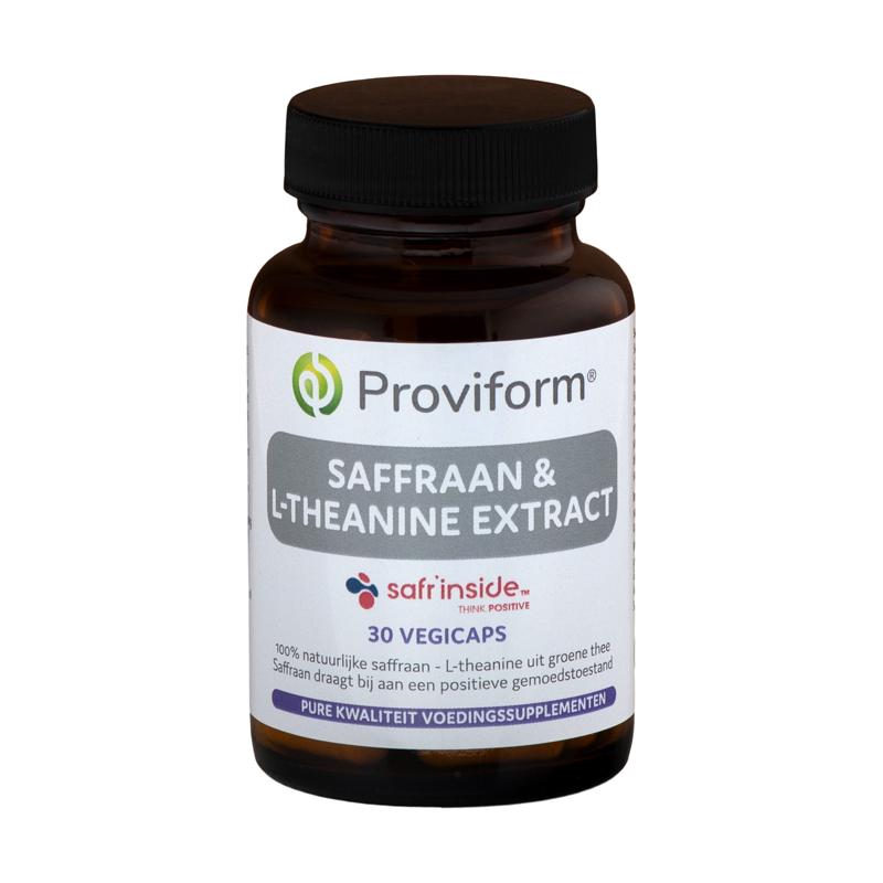 Proviform Proviform Saffraan 30mg active Theanine 100mg 30vc - 30vcp