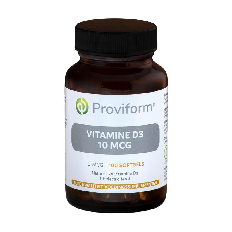 Proviform Proviform Vitamine D3 10mcg (400 IE) 100softgels - 100sft