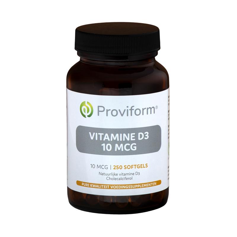 Proviform Proviform Vitamine D3 10mcg (400 IE) 250softgels - 250sft