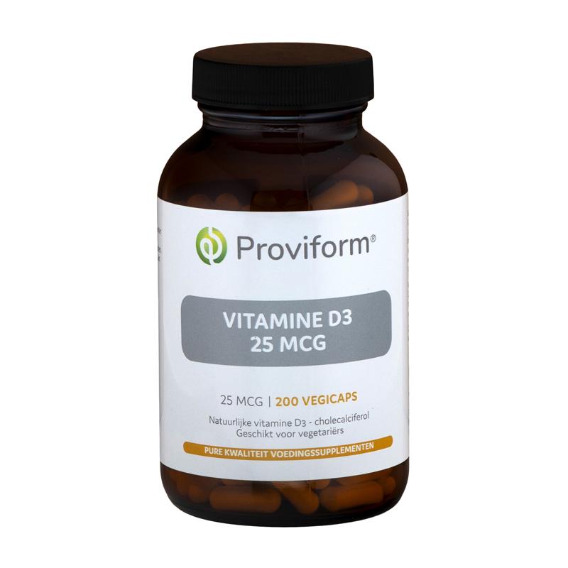 Proviform Proviform Vitamine D3 - 25mcg (1000 IE) 200vcaps - 200vcp