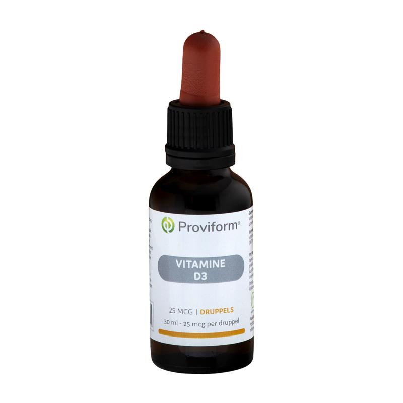 Proviform Proviform Vitamine D3 25mcg (1000 IE) druppels - 30ml