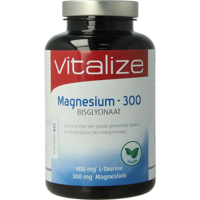 Vitalize Vitalize Magnesium 300 Bisglycinaat - 120tb