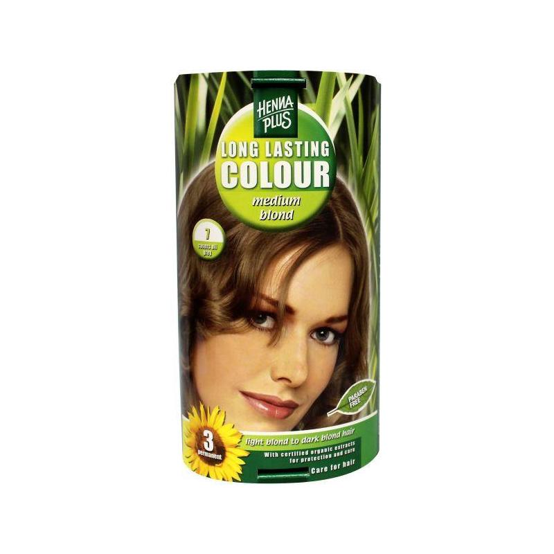 Hennaplus 1-2-3 HENNAPLUS 1-2-3 Long Lasting Colour Medium blond 7 - 100ml