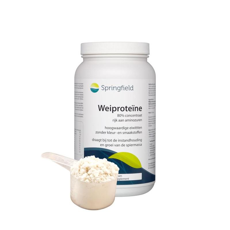 Springfield Springfield Weiproteïne Concentraat 80% - poeder - 500gr