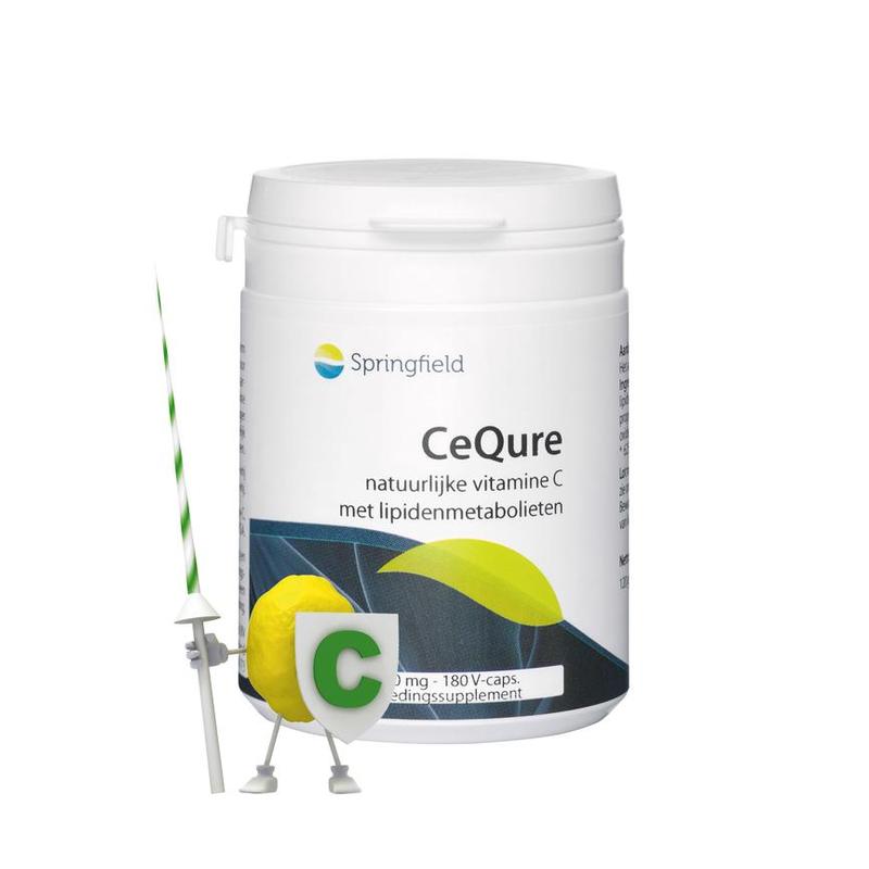 Springfield Springfield CeQure natuurlijke vit C 500mg - 180vcp