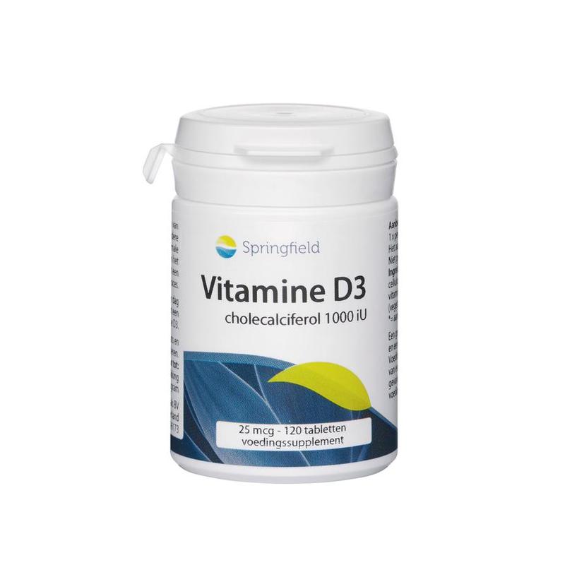 Springfield Springfield vit D3 cholecalciferol 25 mcg - 120tb