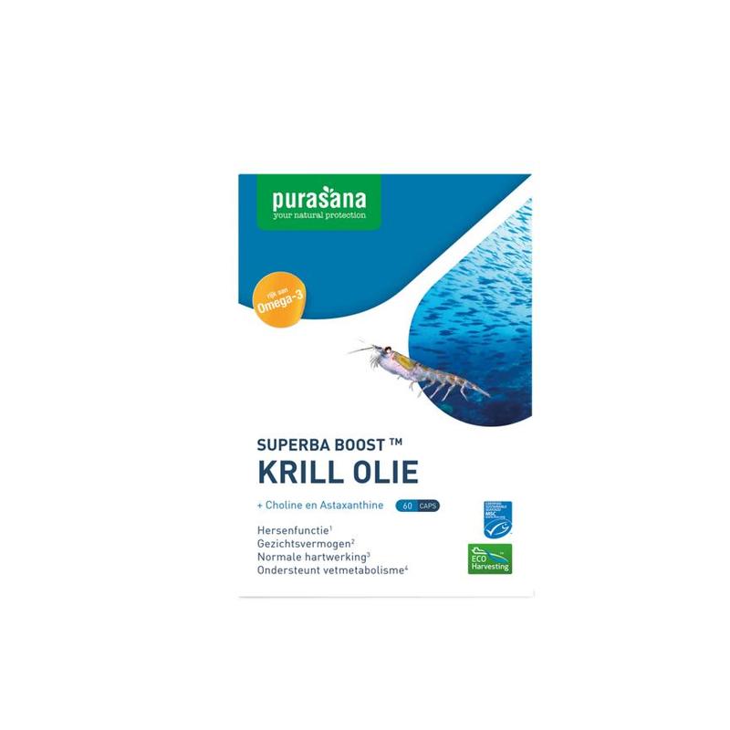 Purasana PURASANA Krill Olie 500 mg 60 caps - 60cp