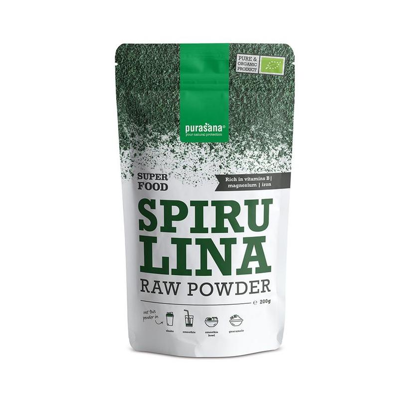 Purasana PURASANA Spirulina poeder 200 g BIO - 200gr