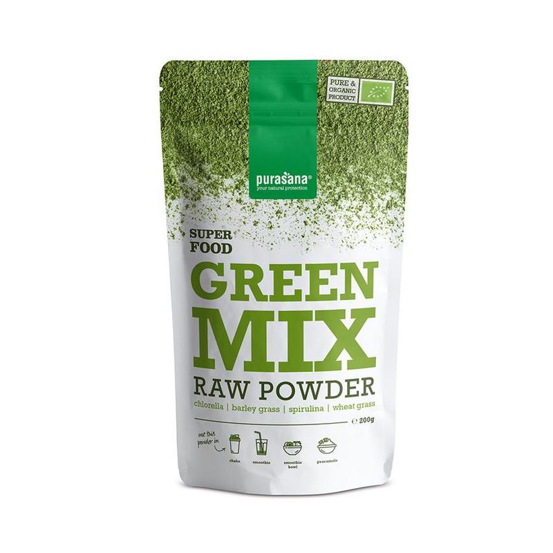 Purasana PURASANA Green mix poeder 200 g BIO - 200gr