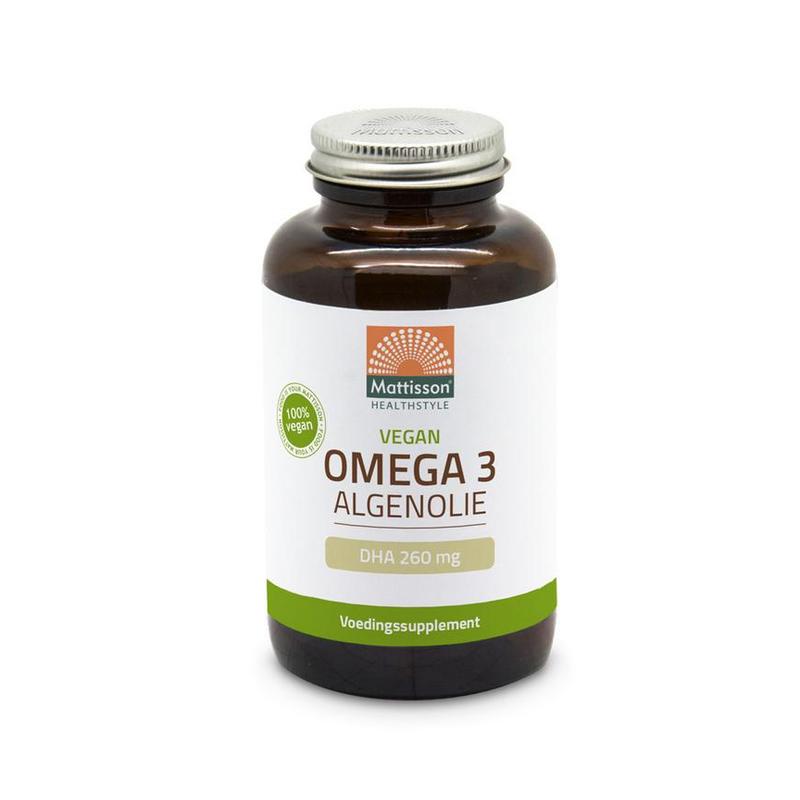 Mattisson Mattisson Veg Omega 3 Algenolie DHA 260mg 120vcap - 120vcp