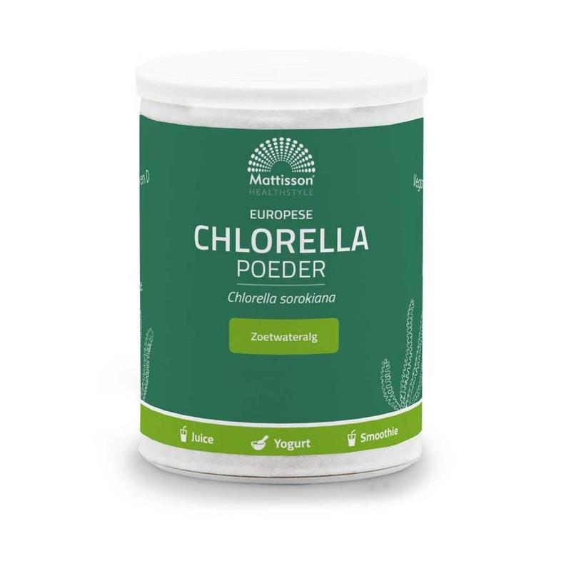 Mattisson Mattisson Euro Chlorella Poeder (Ned.) 125g - 125gr