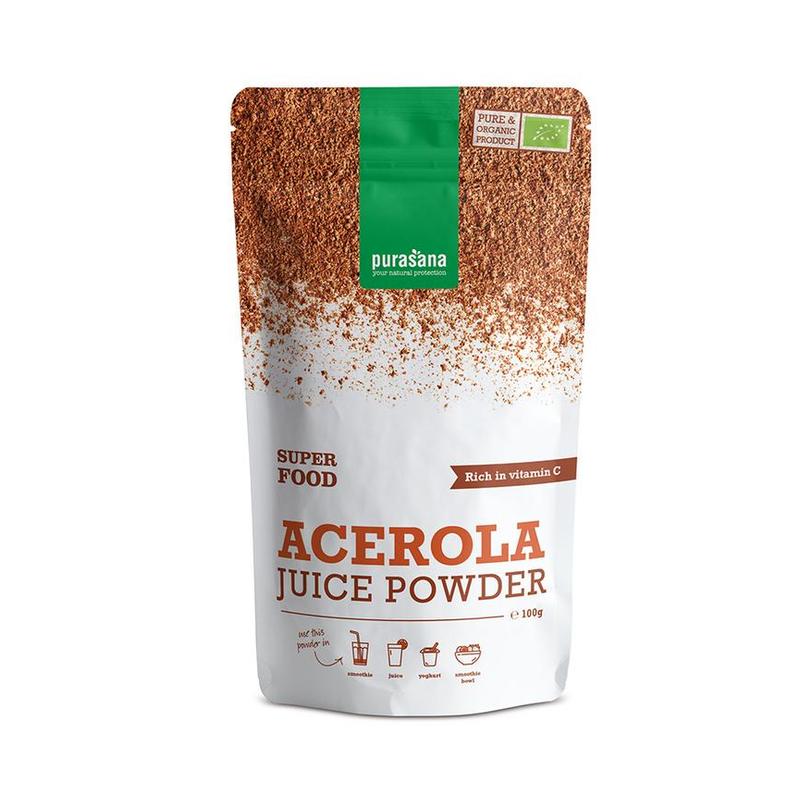 Purasana PURASANA Acerola poeder 100 g BIO - 100gr