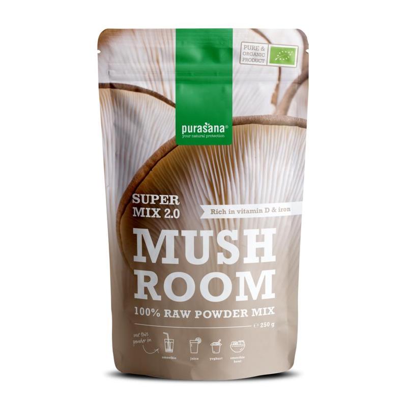 Purasana PURASANA Mushroom Mix 2.0 BIO - 250gr