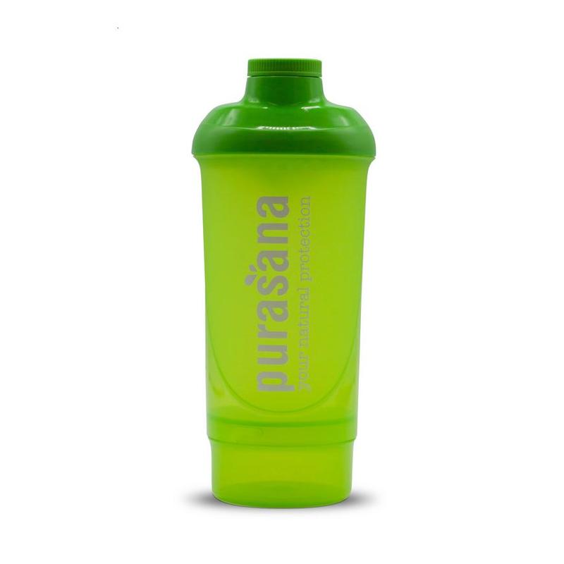 Purasana PURASANA Plastic shaker WAVE PURASANA GREEN 500ml - 1st