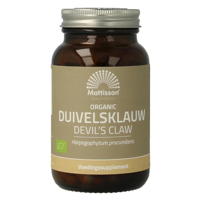 Mattisson Mattisson Bio Duivelsklauw 120 caps - 120