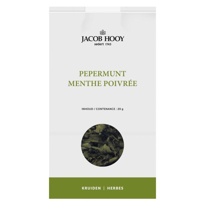 Jacob hooy Jacob Hooy PEPERMUNTBL HEEL 20GR - 20gr