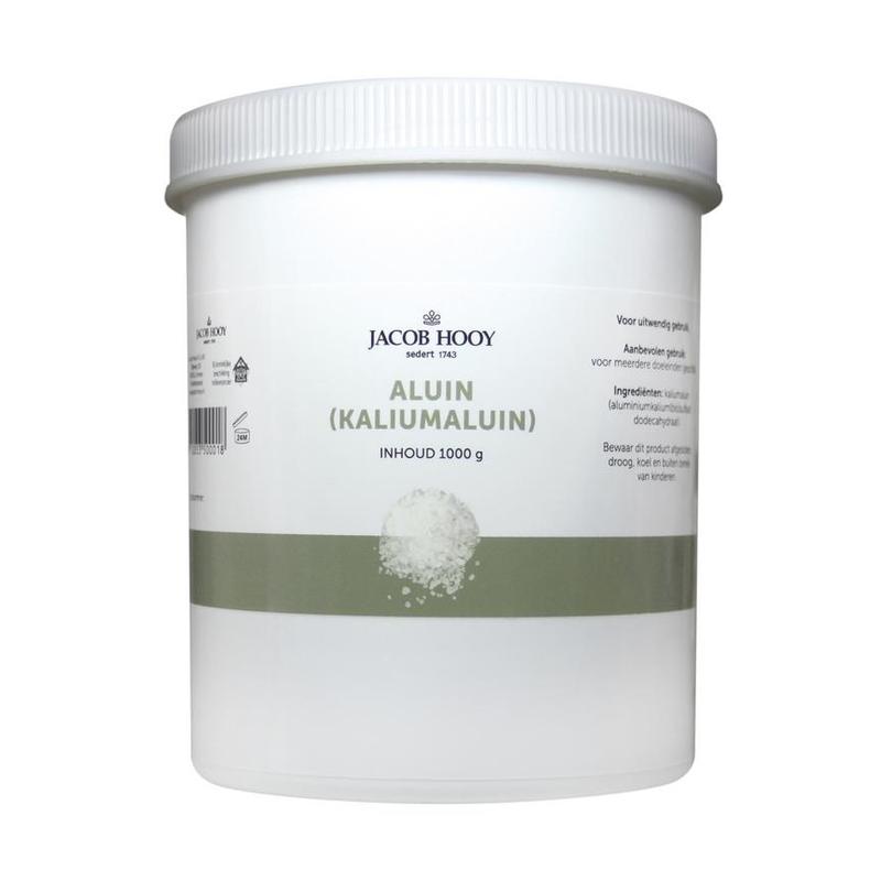 Jacob hooy Jacob Hooy ALUIN KRISTALLEN POT 1KG UITWENDIG - 1kg