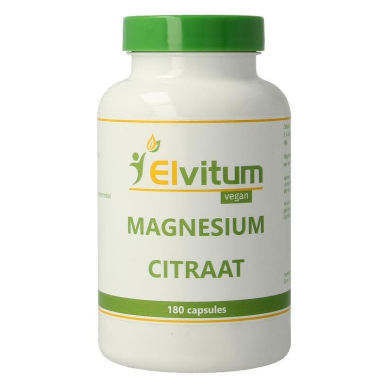 Elvitum Elvitum Magnesium Citraat - 180vcp