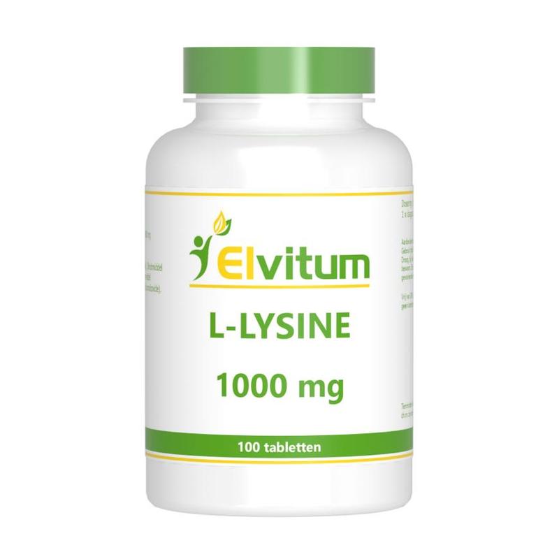 Elvitum Elvitum L-Lysine 1000mg - 100tb