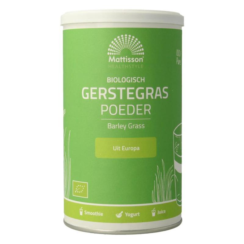 Mattisson Mattisson Bio Gerstegras Poeder Raw 125g - 125gr