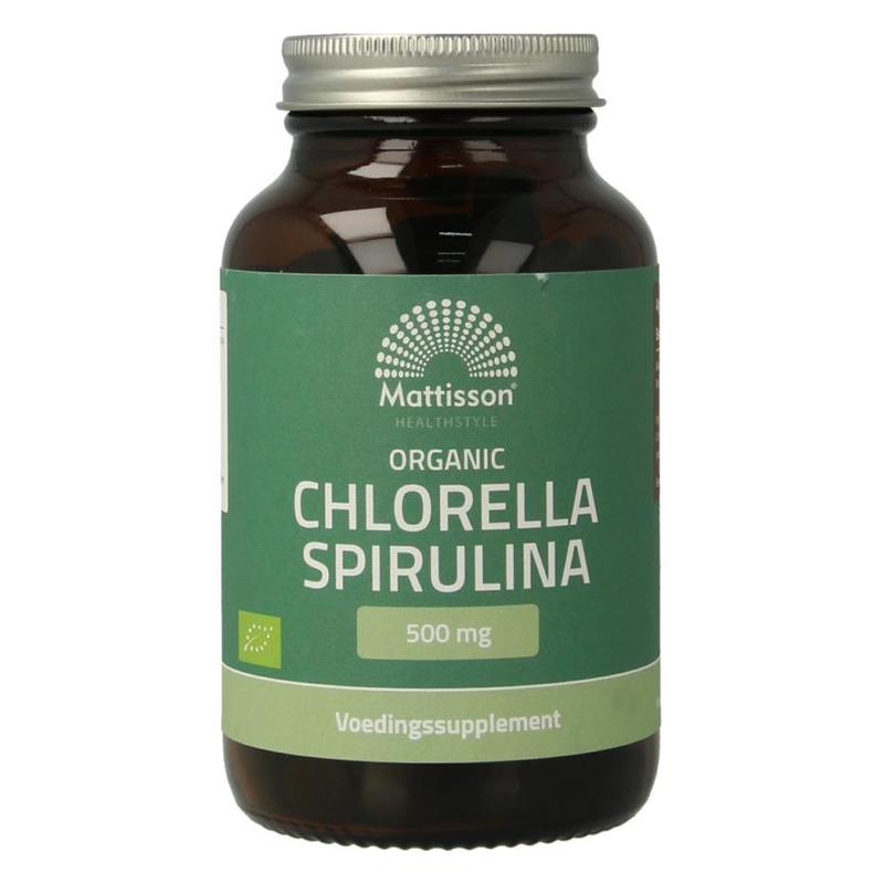 Mattisson Mattisson Org Chlorella Spirulina 500mg - 240 tab - 240tb