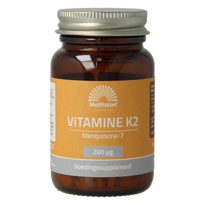 Mattisson Mattisson Vitamine K2 200mcg MK7 - 60tb
