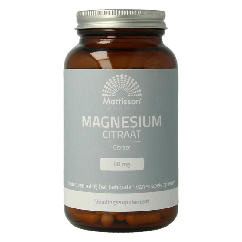 Mattisson Mattisson Absolute Magn Citraat 400mg 180vcap - 180vcp