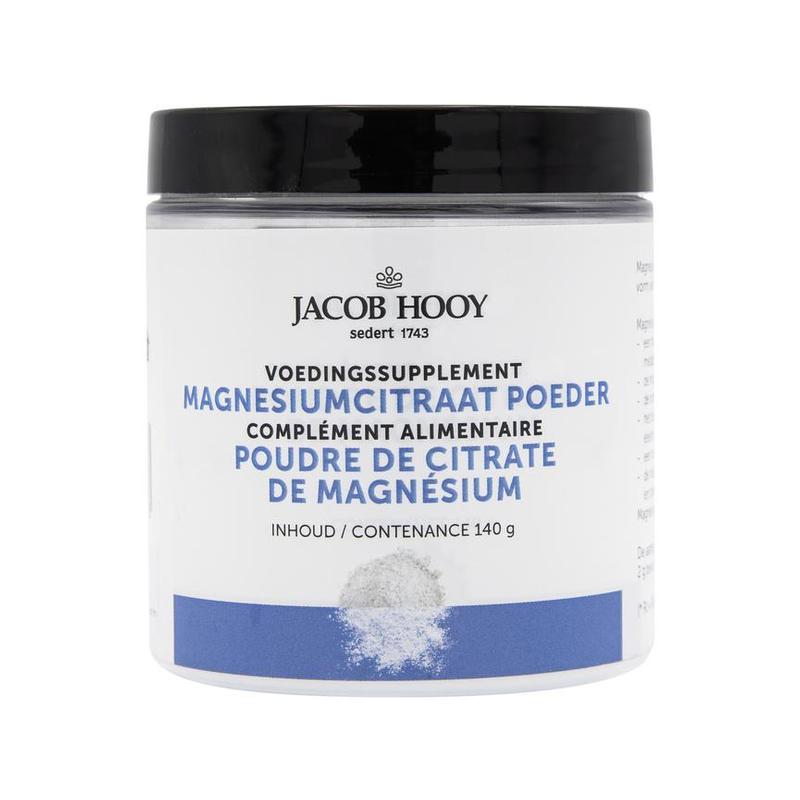 Jacob hooy Jacob Hooy MAGNESIUMCITRAAT 140GR - 140gr