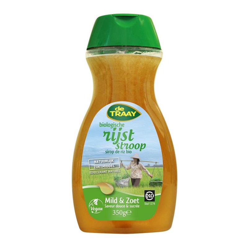 Traay honing Traay Honing RIJSTSTROOP BIO FLES 350G - 350gr