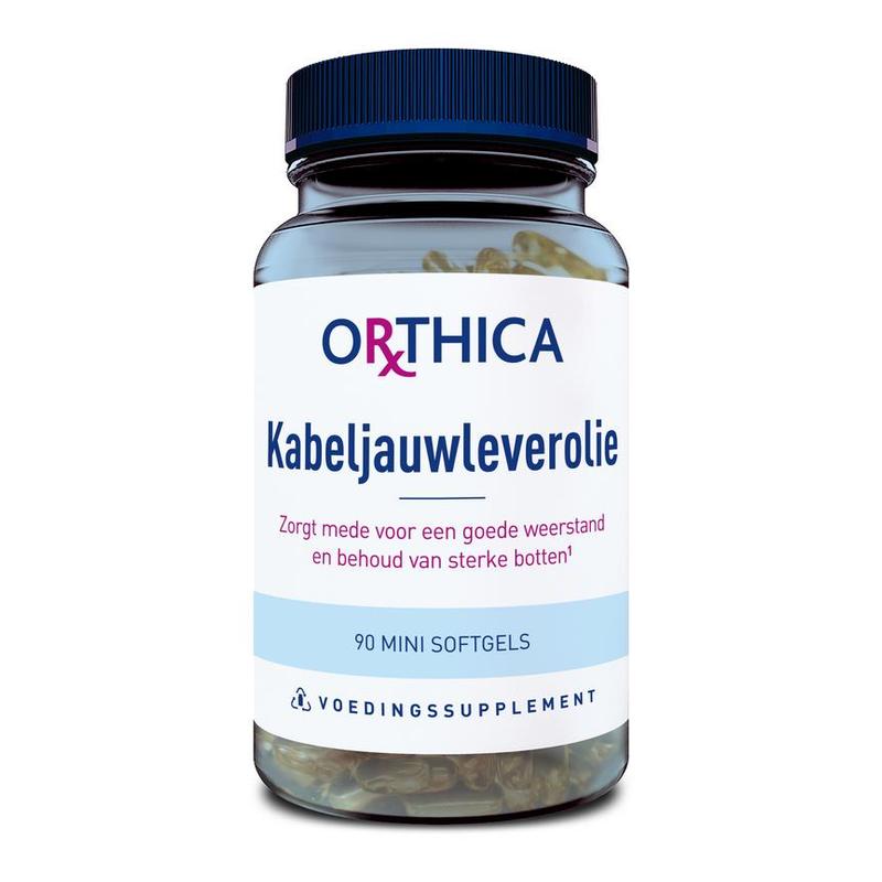 Orthica Orthica Kabeljauwleverolie - 90sft