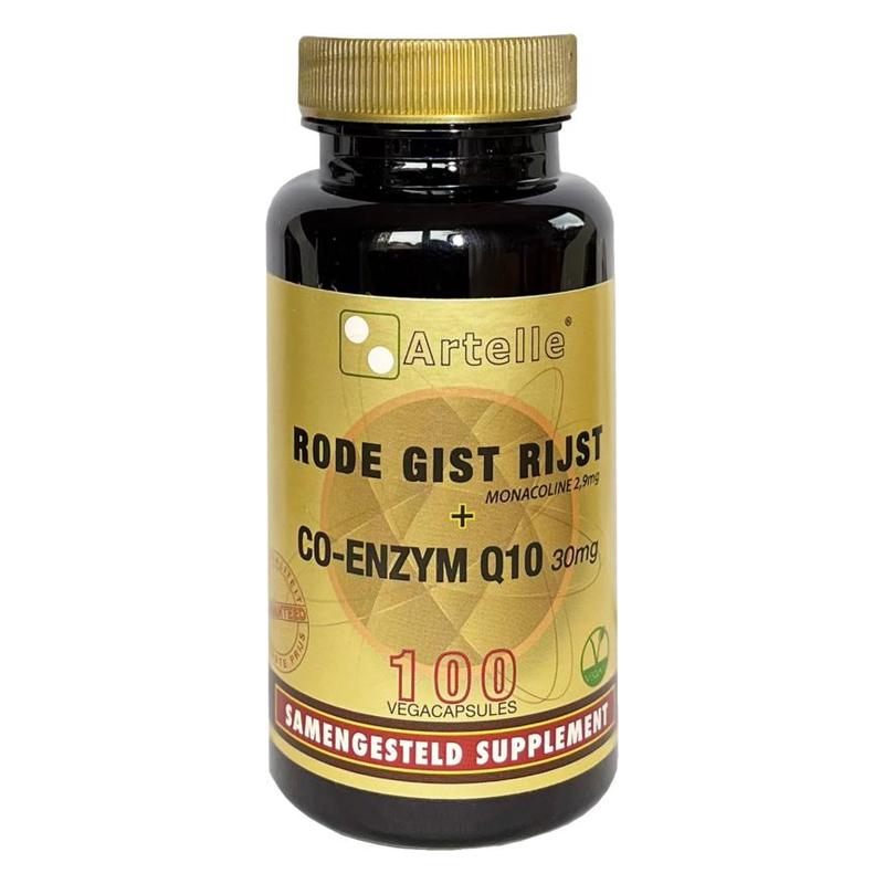 Artelle Artelle Rode Gist Rijst + Q10 30 mg 100 - 100vcp