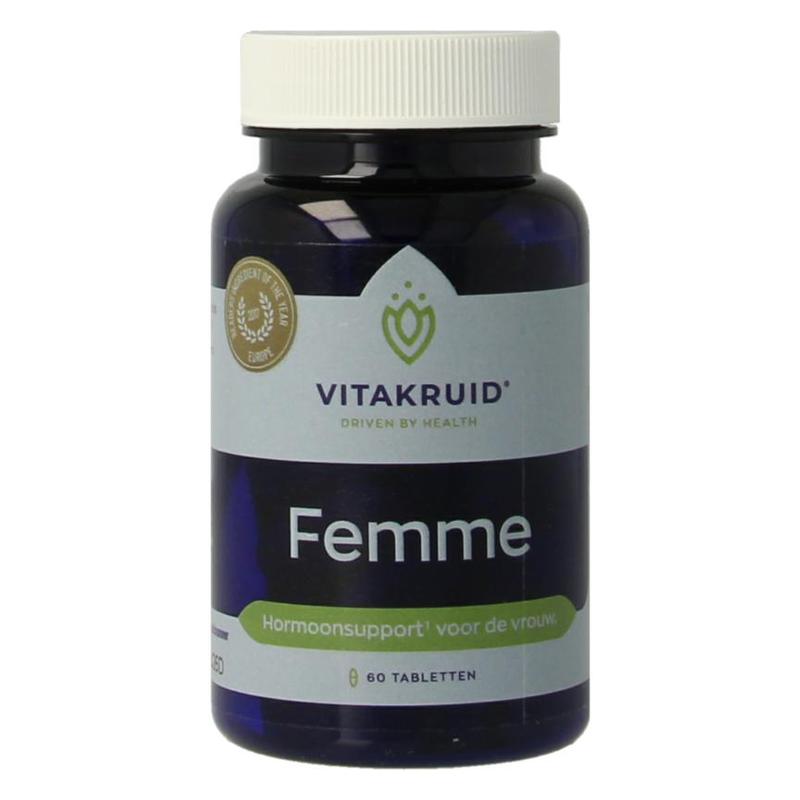 Vitakruid Vitakruid Femme Hormoon support Maca & Saffraan - 60tb
