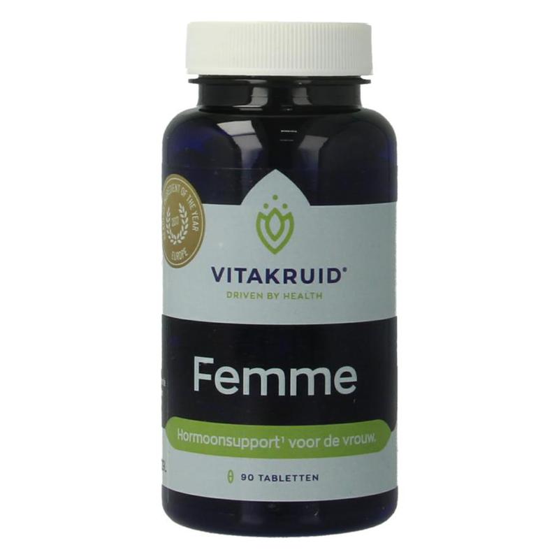 Vitakruid Vitakruid Femme Hormoon support oa Maca & Saffraan - 90tb