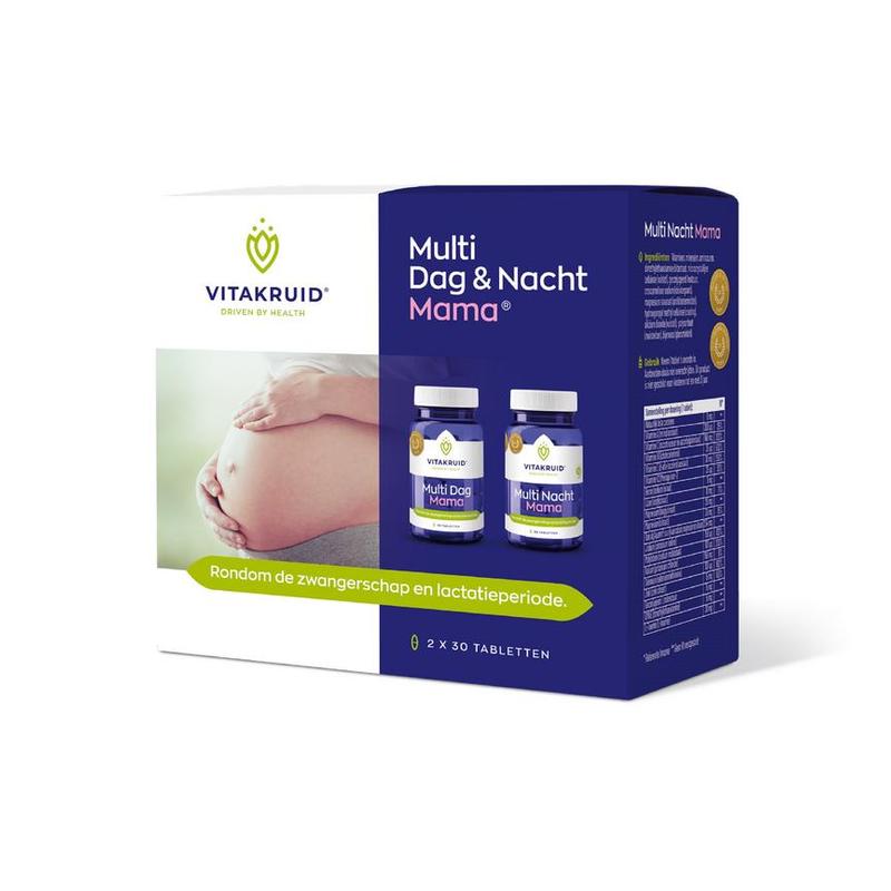 Vitakruid Vitakruid Multi Dag & Nacht Mama 100% vegan - 60tb