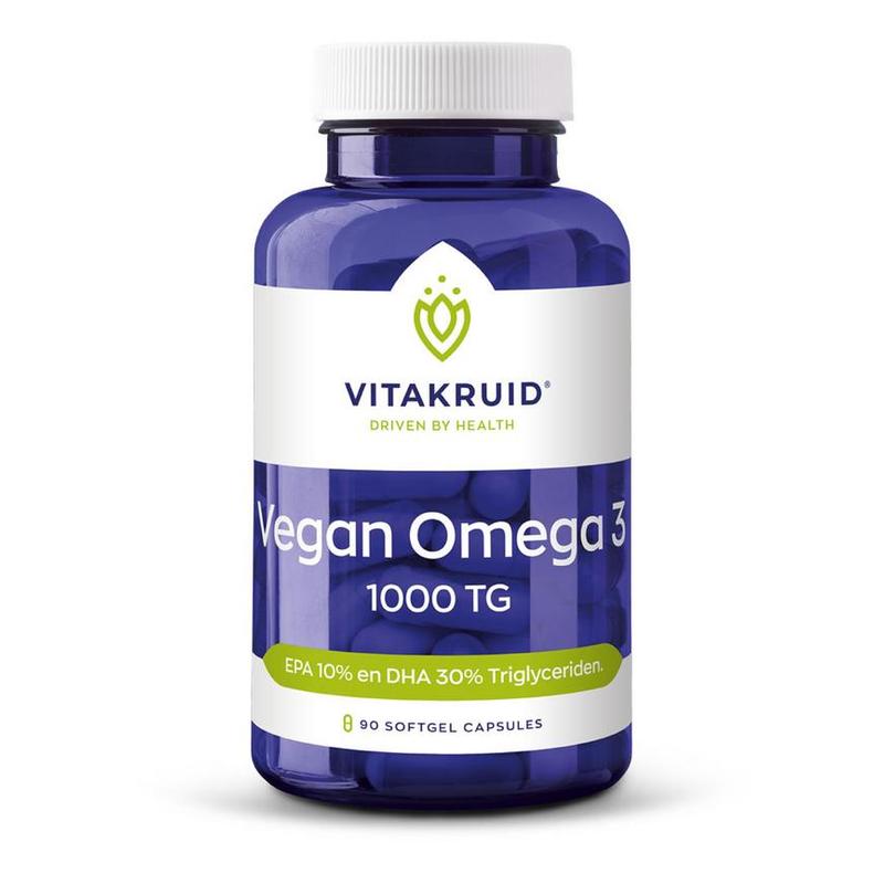 Vitakruid Vitakruid Vegan Omega 3 1000 Tryglyceriden - 90sft