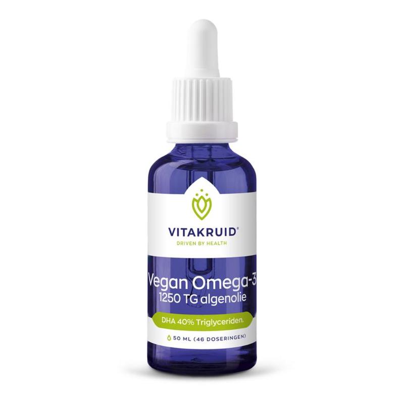 Vitakruid Vitakruid Vegan Omega 3 Algenolie 1250 Tryglycerid - 50ml