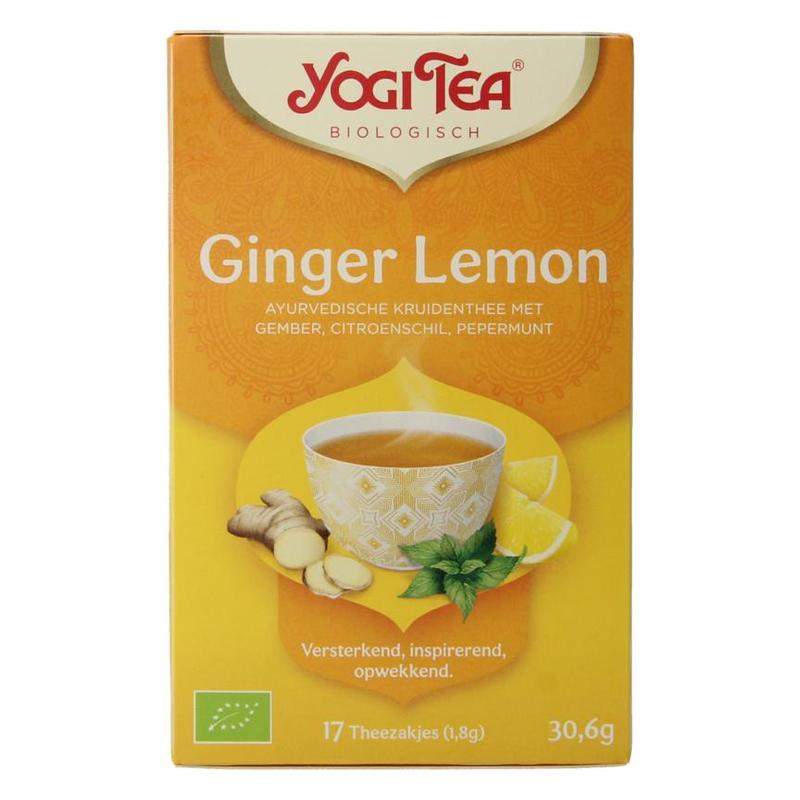 Yogi tea Yogi Tea Ginger Lemon 17TB BIO - 17zk