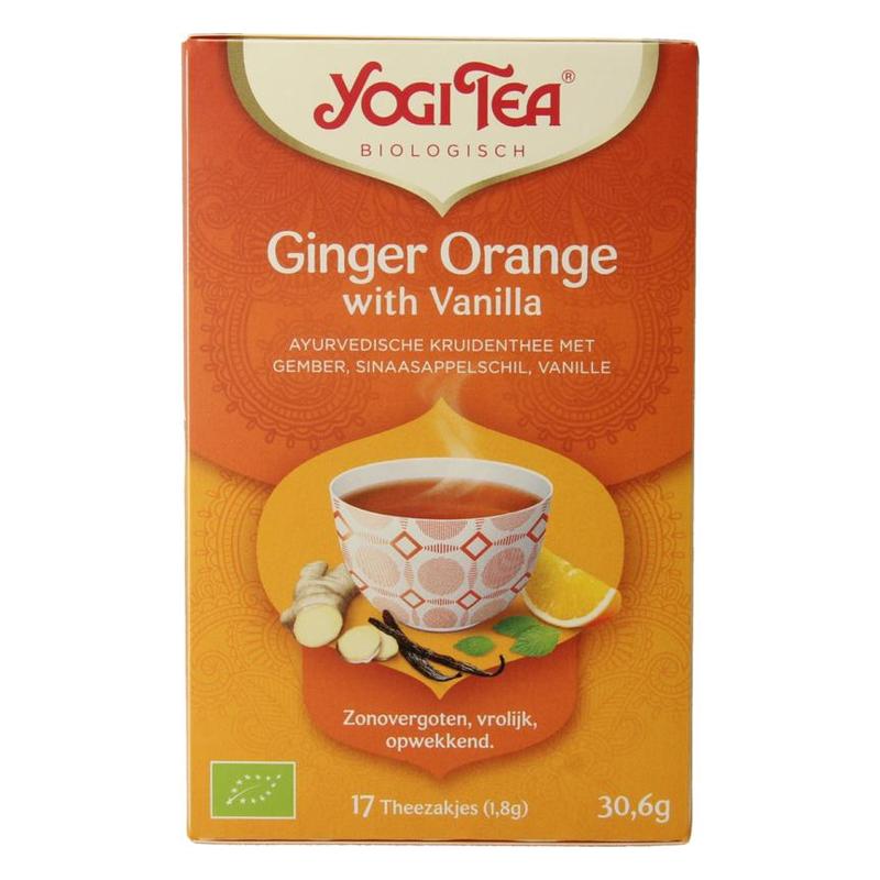 Yogi tea Yogi Tea Ginger Orange Vanilla 17TB BIO - 17zk