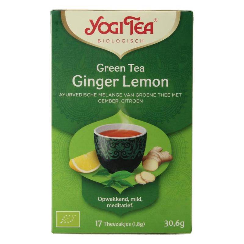 Yogi tea Yogi Tea Green Tea Ginger Lemon 17TB BIO - 17zk