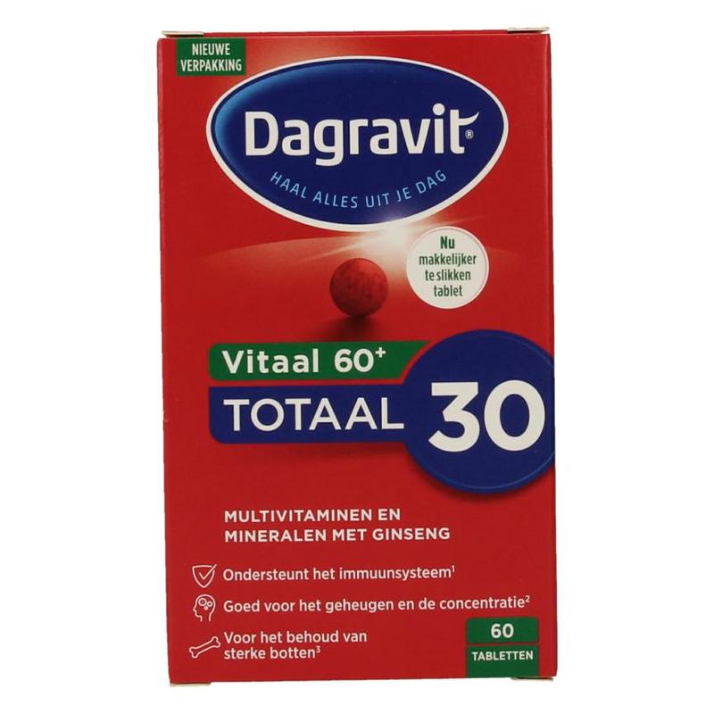 Dagravit Dagravit Totaal 30 Vitaal 60+ - 60tb