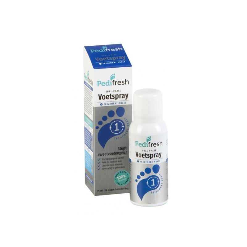 Pedifresh Pedifresh Voetspray - Fase 1 stopt zweetvoetgeur - 75ml